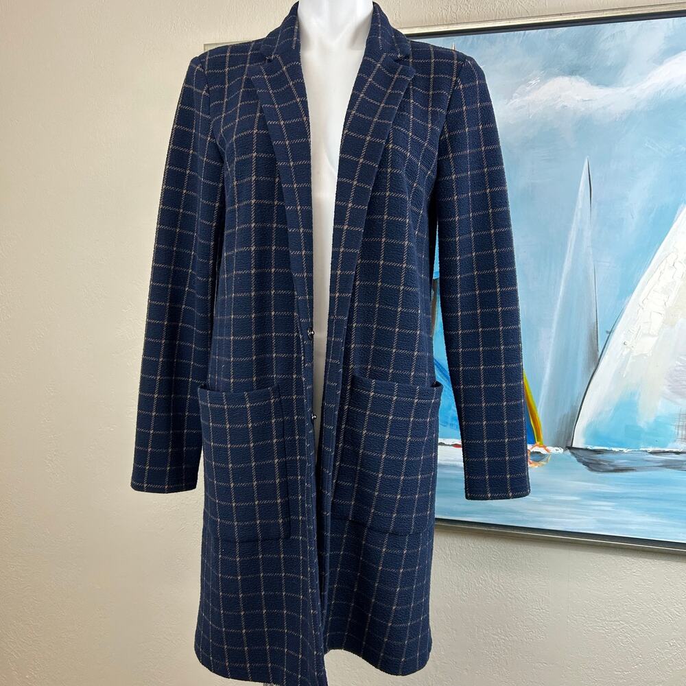Anthropologie Harlyn Checkered
Sweater Coat Size Small - Picture 2 of 6